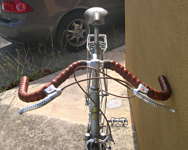 mustache handlebar bike